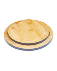 Round Dark Grey Boards 2 Pack