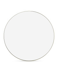 Round Metal Mirror 55cm - Gold