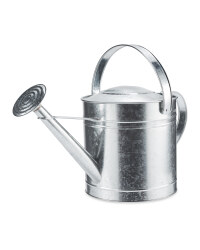 Round Metal Watering Can 10L - Zinc
