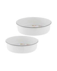 Round Pie Enamel Bakeware 2 Pack