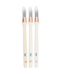 Round Rose Gold Sash Brushes