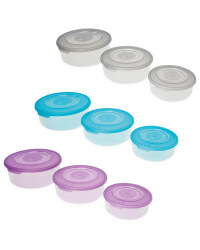 Round Storage Containers 3 Pack