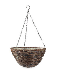 Gardenline Leaf Hanging Baskets - Brown