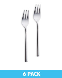 Rounded Cake Fork 6 Piece Set