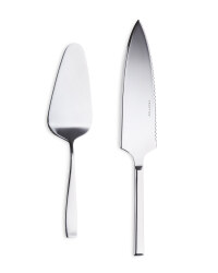 Rounded Cake Server 2 Piece Set