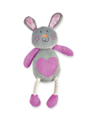Ruby Rabbit Plush Dog Toy