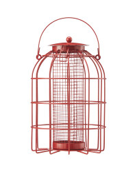 Rust Peanut Bird Feeder