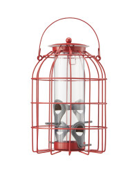 Rust Seed Bird Feeder