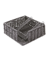 Rustic Design Outdoor Napkin Holder - Black