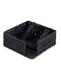 Rustic Outdoor Napkin Holder - Black