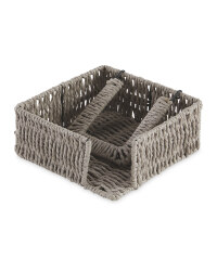 Rustic Outdoor Napkin Holder - Grey