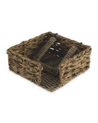 Rustic Outdoor Napkin Holder - Natural