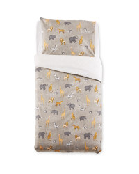 Safari Animals Single Duvet Set
