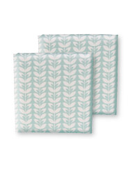 Sage Leaf Outdoor Seat Pads 2 Pack