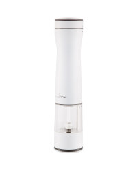 Electric Salt Or Pepper Mill - White
