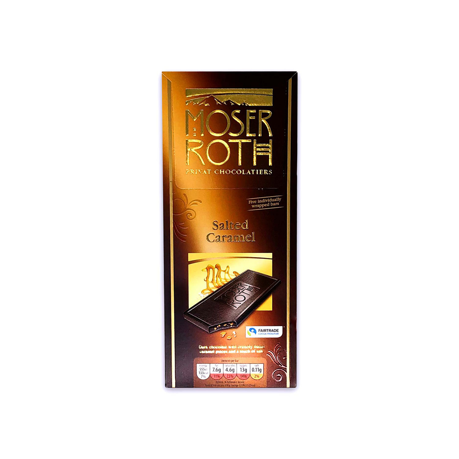 Salted Caramel Dark Chocolate Bar