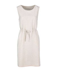 Ladies' Sand Linen Mix Dress