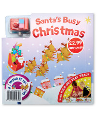 Santa's Busy Christmas Board & Book