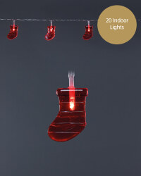 Santa Boot Battery LED Lights