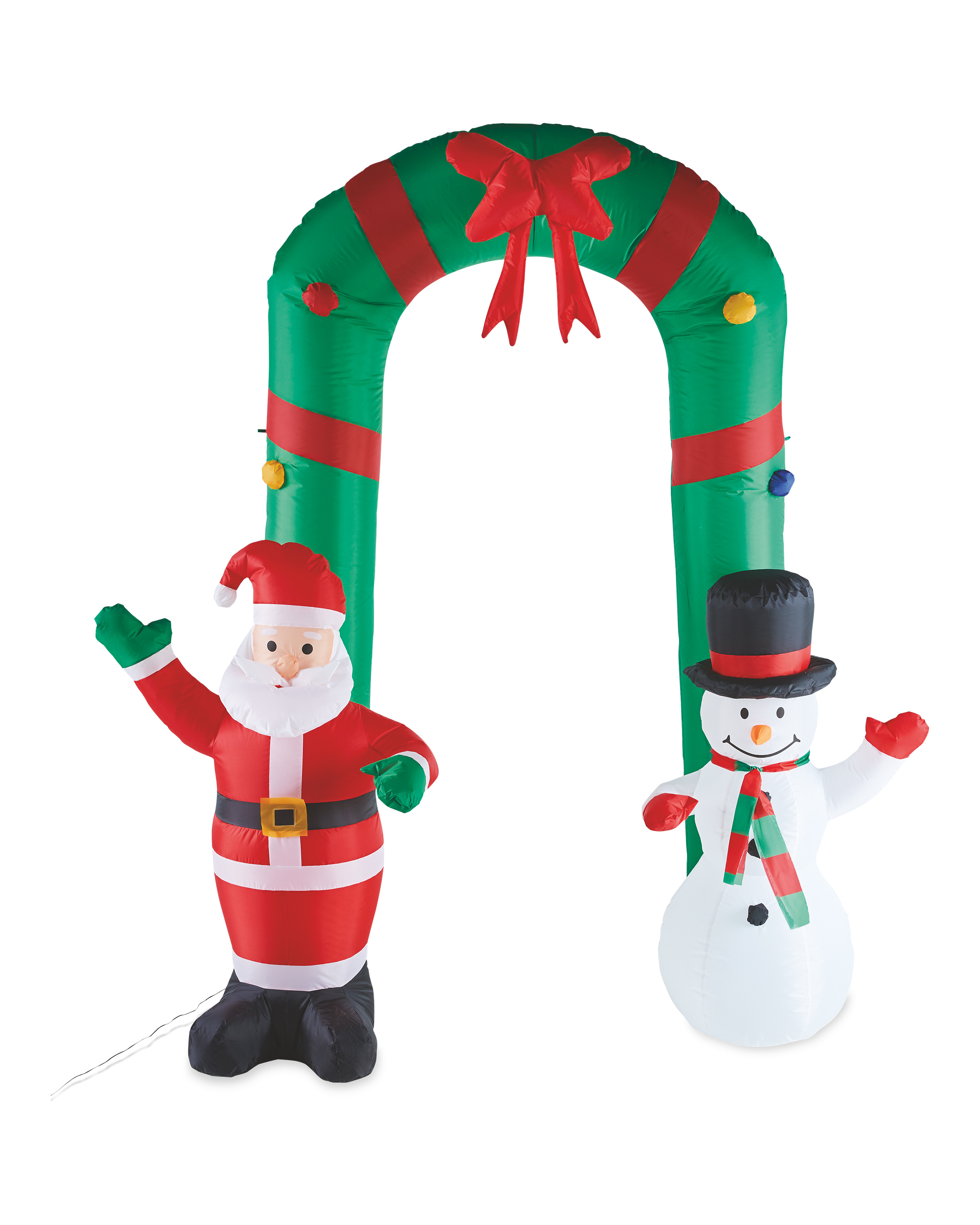 Outdoor Christmas Inflatable Archway Santa Christmas Arch Aldi Uk