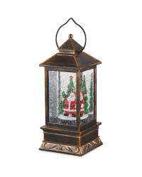 Santa and Tree Water Lantern