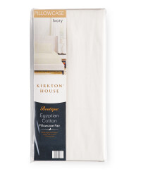 Kirkton House Sateen Pillowcase Pair - Ivory