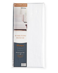 Kirkton House Sateen Pillowcase Pair - White