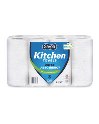 Saxon Standard Kitchen Towel 8 Pack