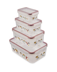 Scenery Rectangular Clip Lid Storage