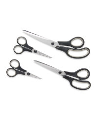 Scissors Set 4-Pack - Black/Grey