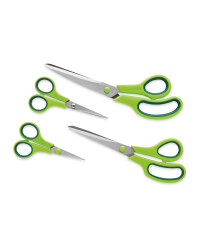 Scissors Set 4-Pack - Green/Dark Green