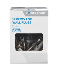 Screw & Wall Plugs Assortment Set C