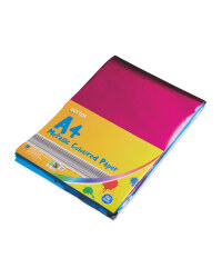 Script A4 Metallic Paper Packs