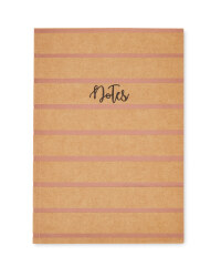 Script A5 Notebook Copper Stripes