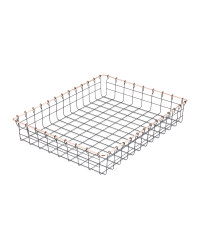 Script Black/Copper File Tray