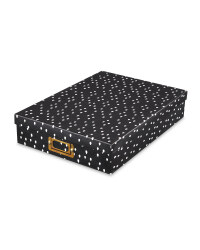 Script Box File Black/White