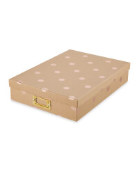 Script Box File Copper Spots