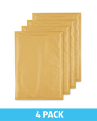 Script Large Padded Envelopes 4 Pack