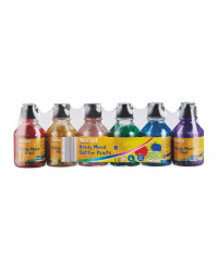 Script Paint Pots Glitter Set