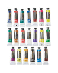 Script Watercolour Painter's Pot