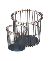 Script Wire Black/Copper Pots