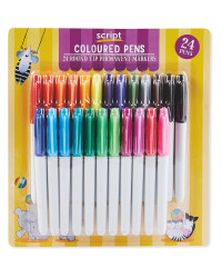 Script XL Marker Pens 24 Pack