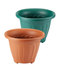 Self-Watering Round Pot