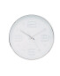 Sempre 3D Number Wall Clock - Silver