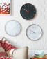 Sempre 3D Number Wall Clock - Silver