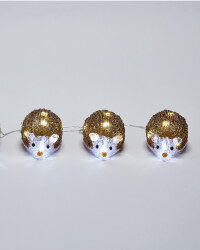 Set Of 5 Acrylic LED Hedgehogs
