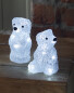 Set Of 5 Acrylic Polar Bears