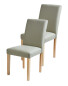 Set of 2 Grey Dining Chairs
