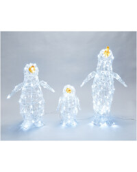 Set of 3 LED Penguins
