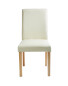 Set of 4 Cream Dining Chairs